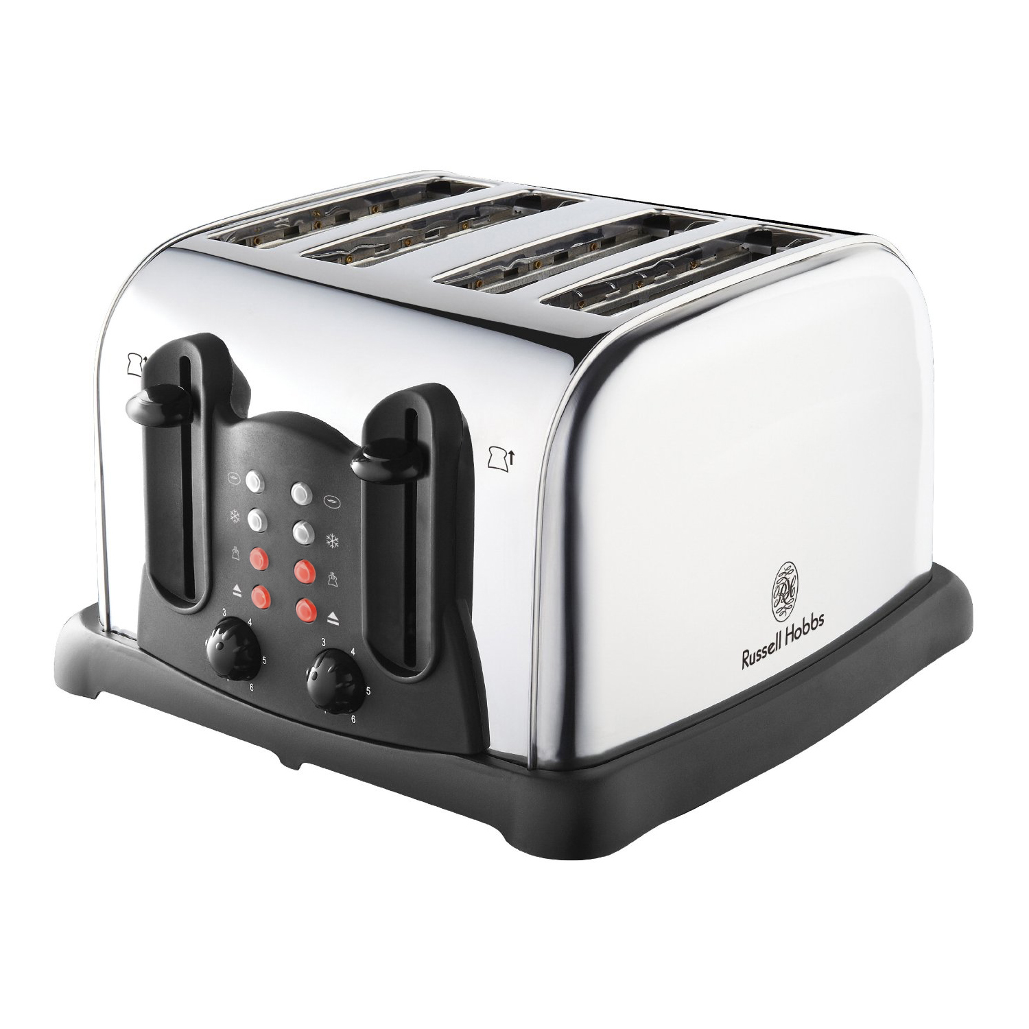 Russell Hobbs 4 Slice Chrome Toaster 18099 CK Electricals Manchester UK