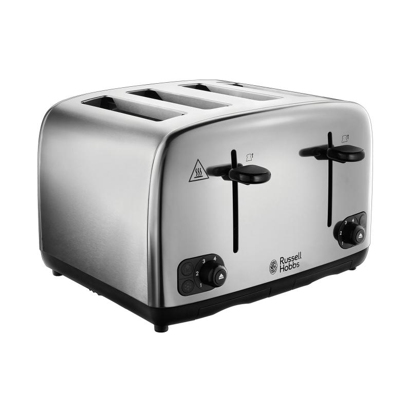 Wholesale Russell Hobbs Brushed & Chrome 4 Slice Toaster 24090 CK
