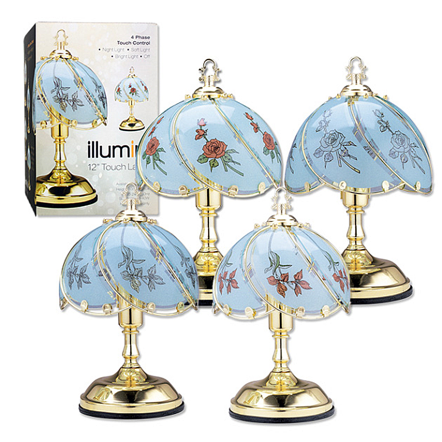 Wholesale 12 inch Brass and Glass Touch Lamp 49090 CK Electricals