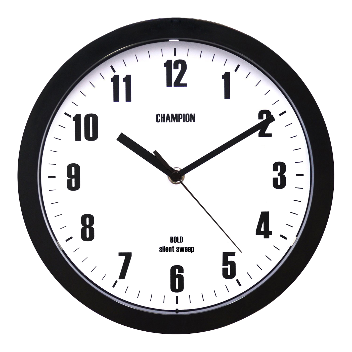 Wholesale Champion 10inch Black Sweep Wall Clock CK Electricals