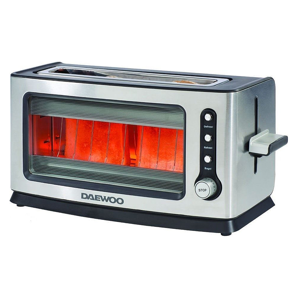 Wholesale Daewoo 2 Slice Glass Toaster SDA1060 CK Electricals