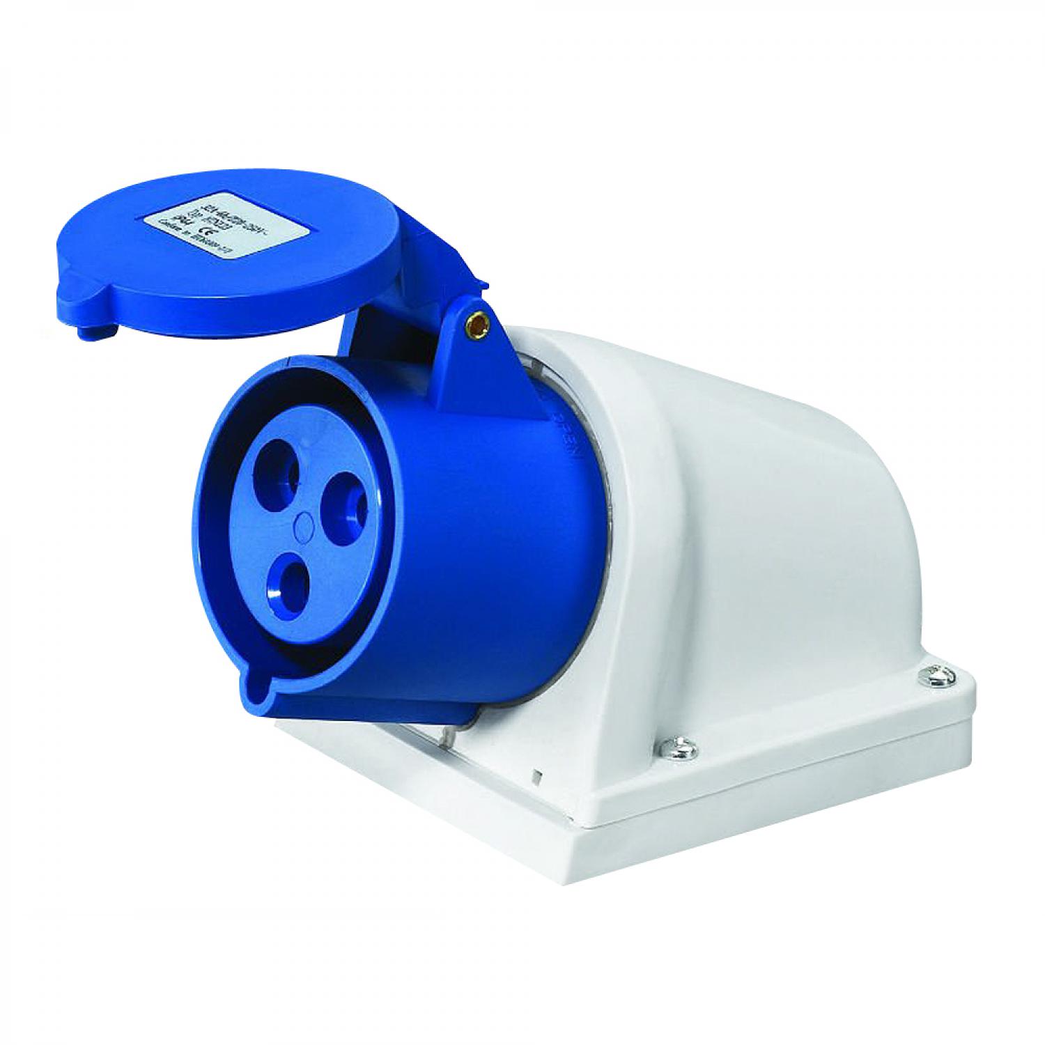 Wholesale 32 Amp 2 Pole and Earth Wall Socket CK Electricals