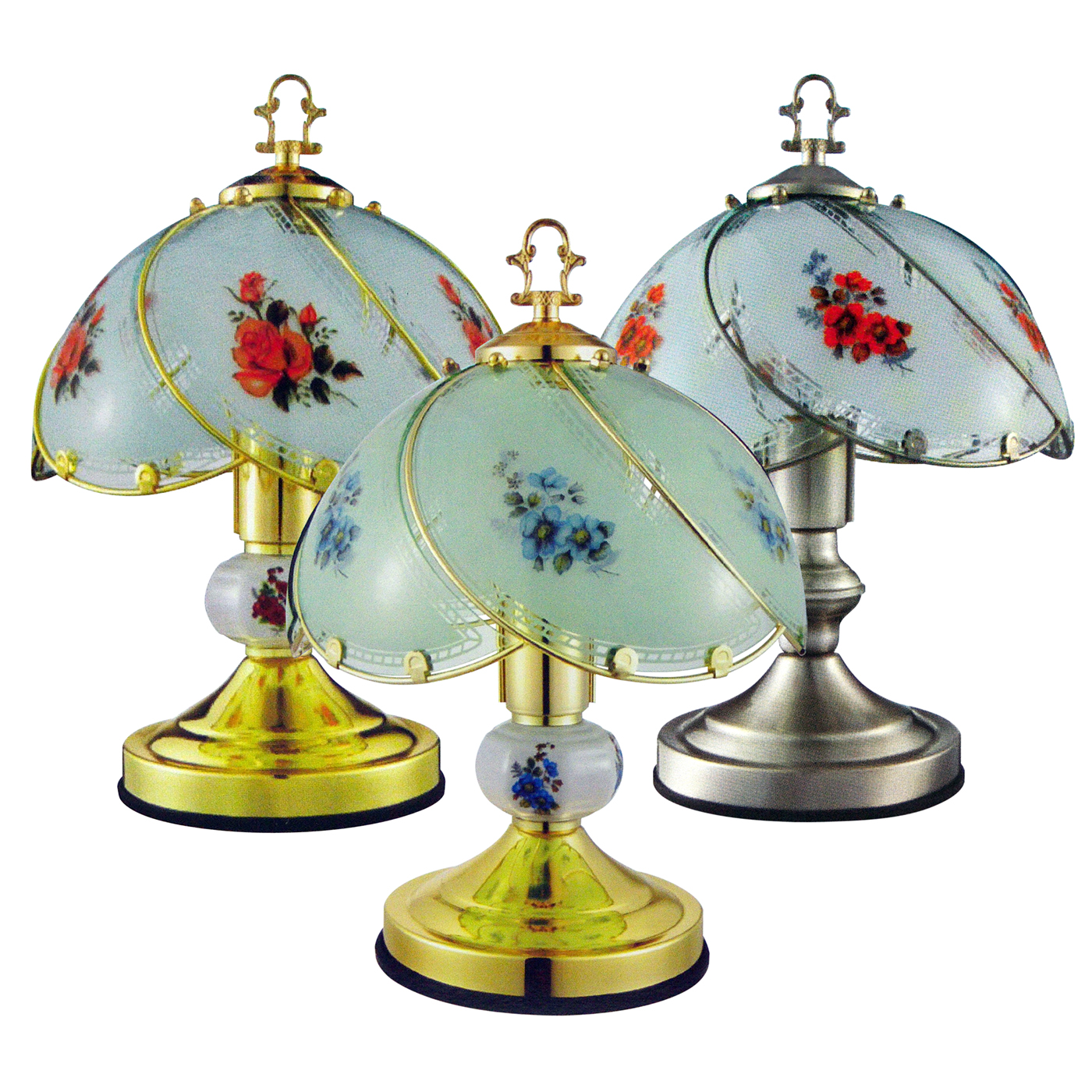 Wholesale 14 inch Brass and Glass Touch Lamp CK Electricals Manchester UK