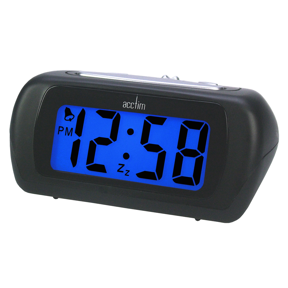 Wholesale Acctim Auric Black Alarm Clock 12343 CK Electricals