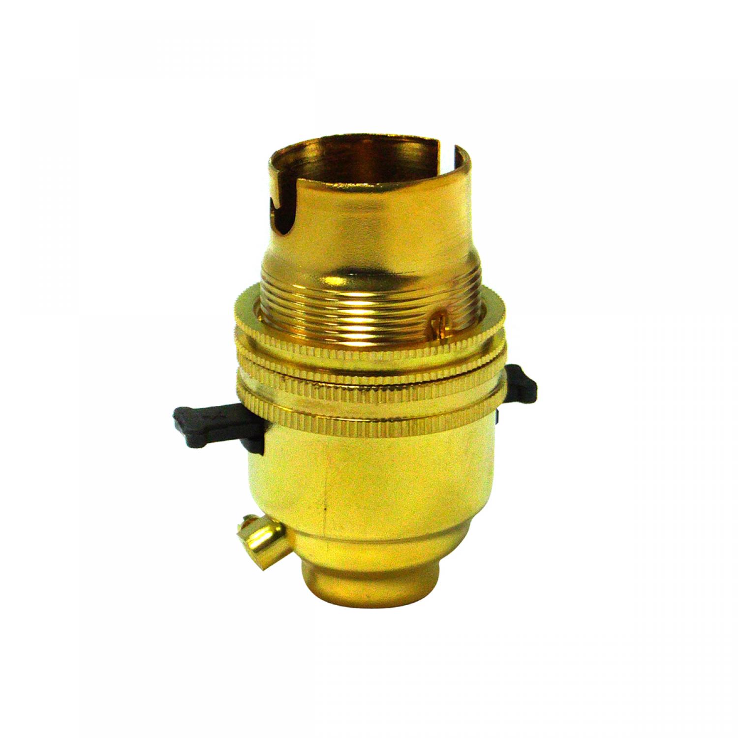 Wholesale BC Brass Switched Lamp Holder CK Electricals Manchester UK