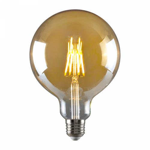 G125 LED Filament Globe Amber