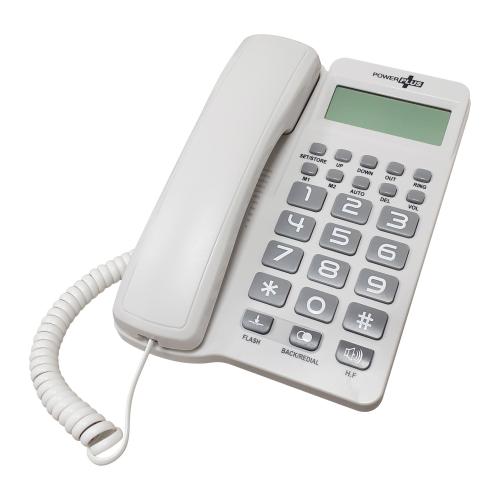 Power Plus Basic Corded Caller ID Phone 9161
