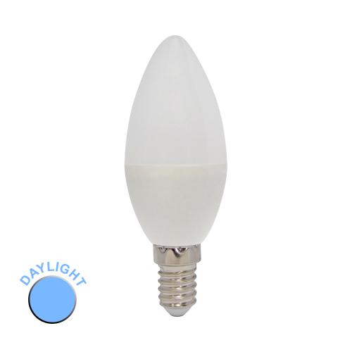 6W SES Opal LED Daylight Candle Bulb