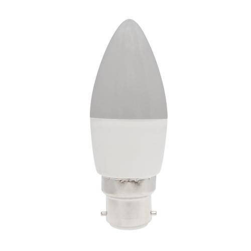 4.5w BC Opal LED Warm White Candle Bulb