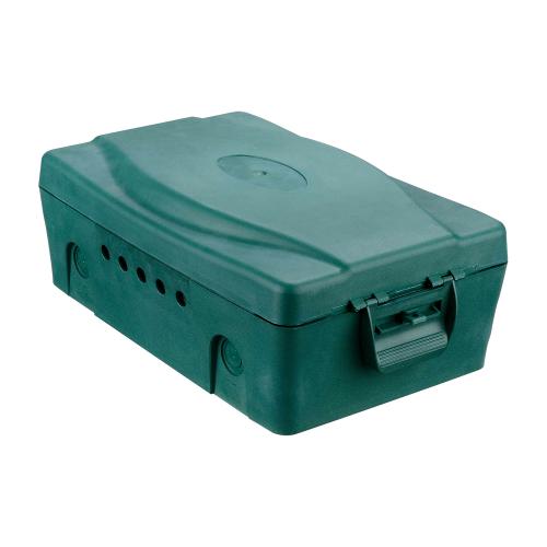 Weatherproof Green IP54 4-Gang Enclosure Box