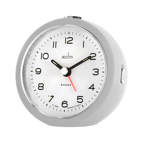 Acctim Neve Sweep Grey Alarm Clock 15807