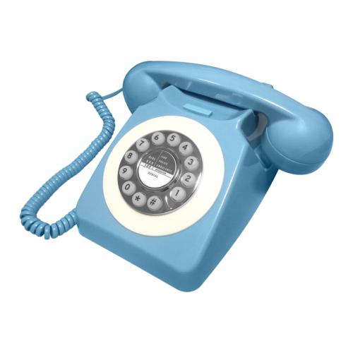 Benross Blue Vintage Telephone 44540