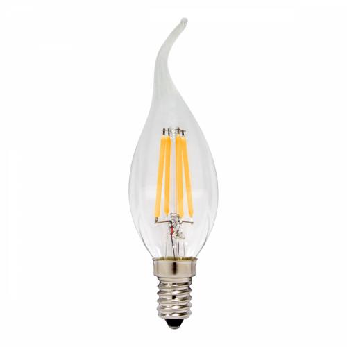 4w LED Filament SES Bent Tip Candle Bulb