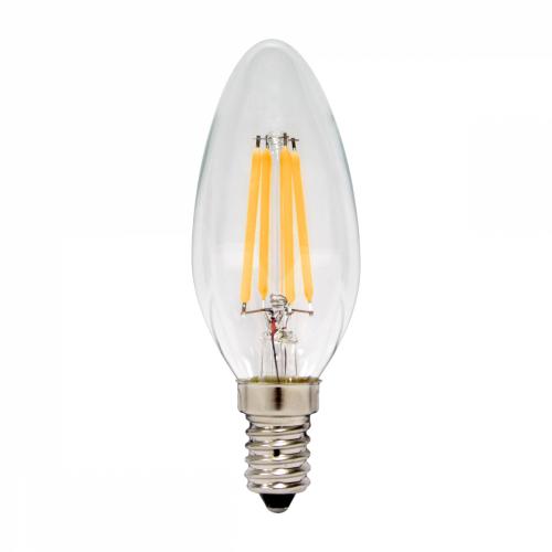 2w LED Filament SES Warm White Candle Bulb