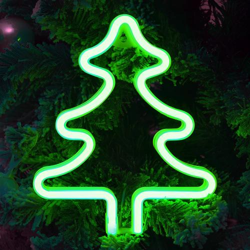 Christmas Tree LED Neon Hanging Sign Light