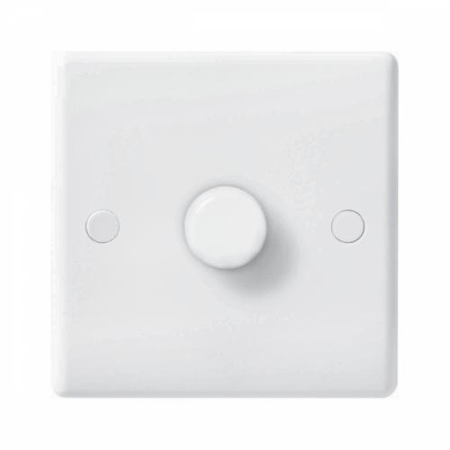 Nexus White Moulded 400W 1 Gang  2 Way Dimmer Switch