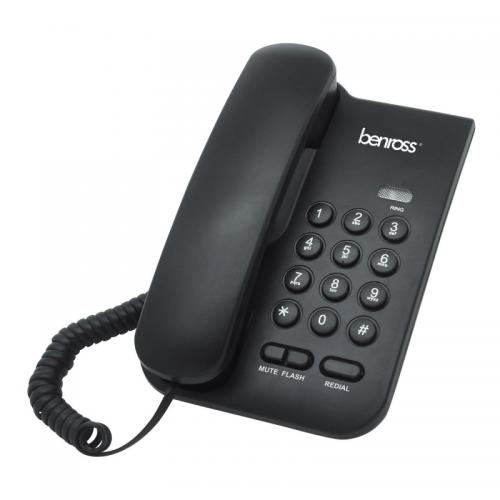 Benross Black Corded Phone 44590