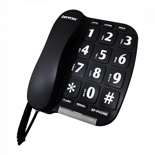 Benross Black Big Button Telephone 44570