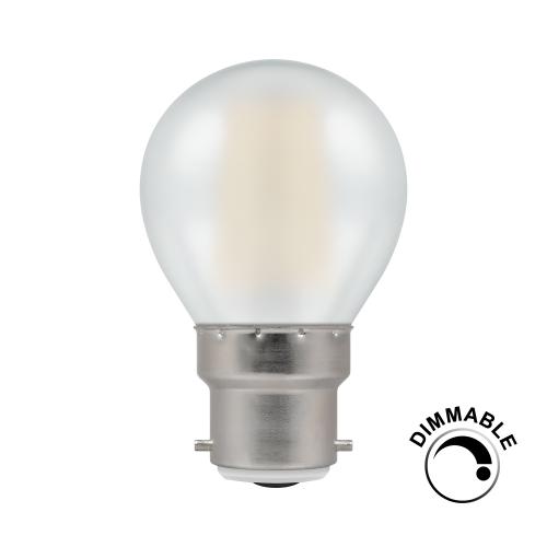 Dimmable 5w LED Filament Pearl BC Warm White Golf Bulb
