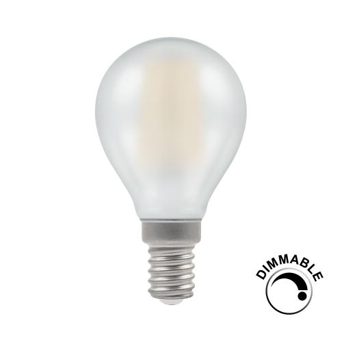 Dimmable 5w LED Filament Pearl SES Warm White Golf Bulb