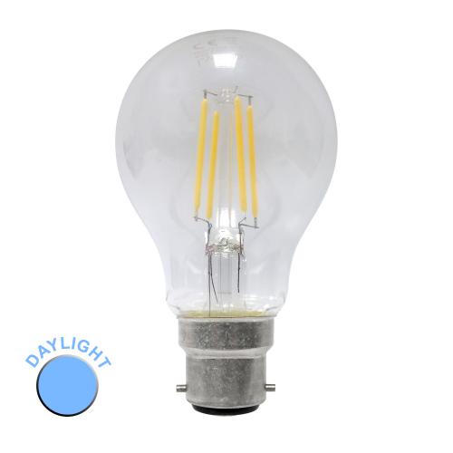 6.5w LED Filament BC GLS Bulb Daylight