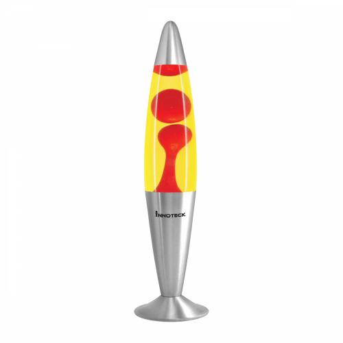 Red Wax Yellow Liquid Rocket Lava Lamp