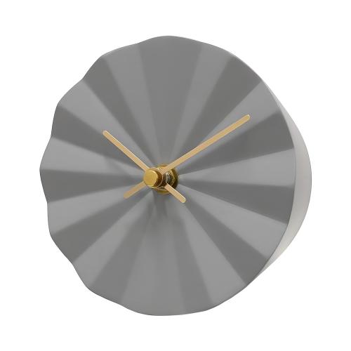Acctim Layla Resin Table Clock Grey