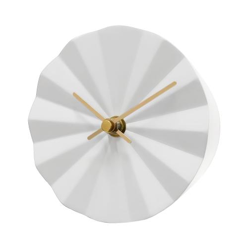Acctim Layla Resin Table Clock White
