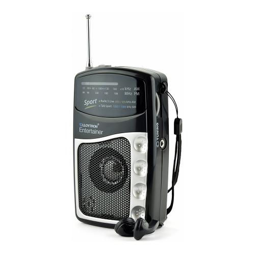Lloytron 2 Band Entertainer Personal Sports Radio N2201BK
