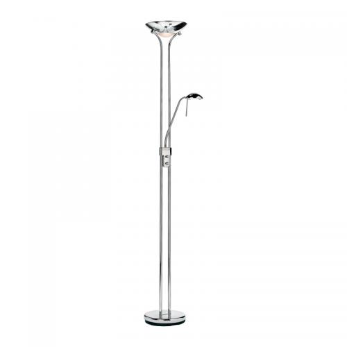 Mother and Child Floor Lamp Polished Chrome