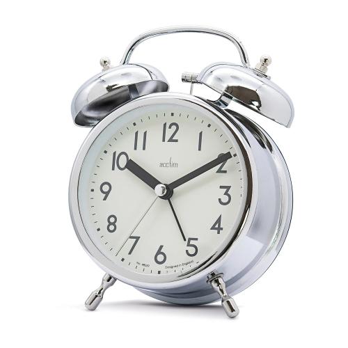 Acctim Hardwick Chrome Alarm Clock 16127